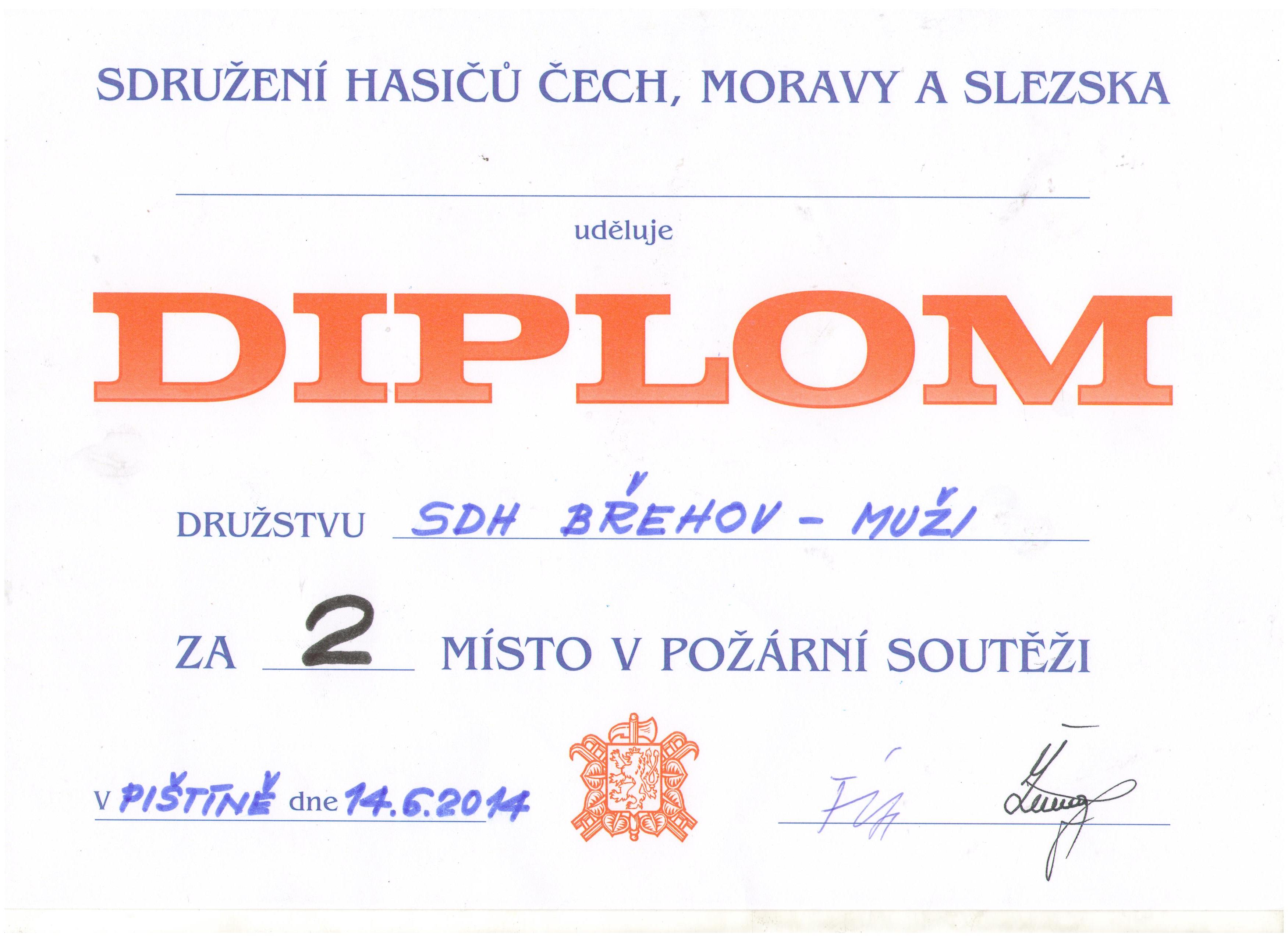 Diplom Pištín